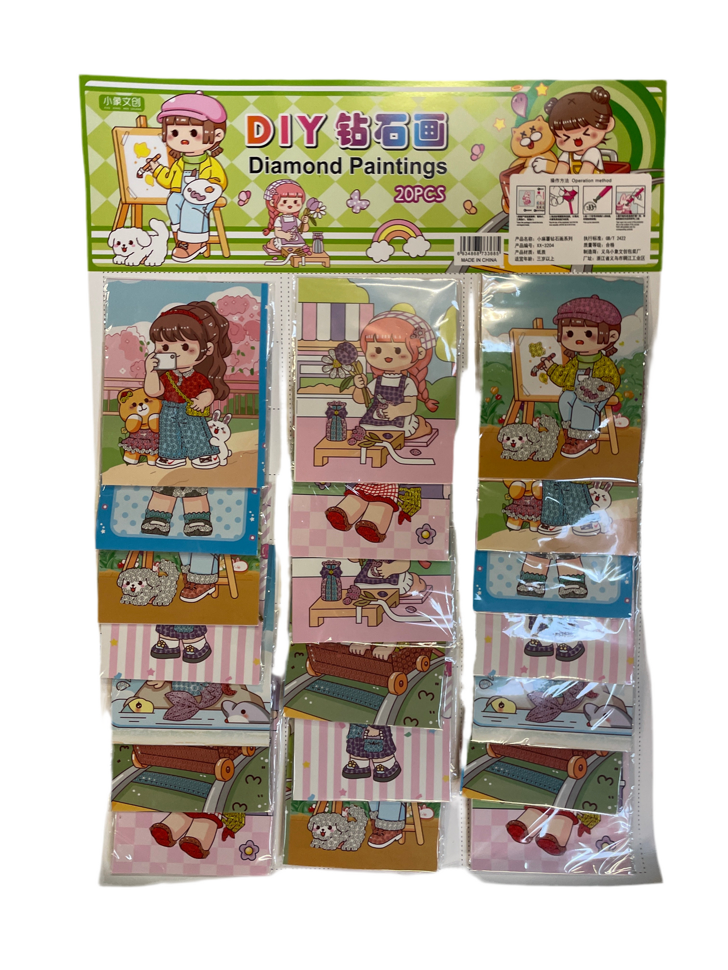 (2kr) Diamond Painting 10x13,5