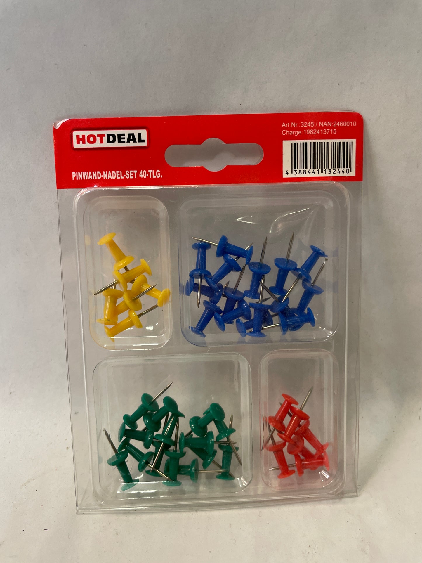 (3kr) Æske m/tegnestifter