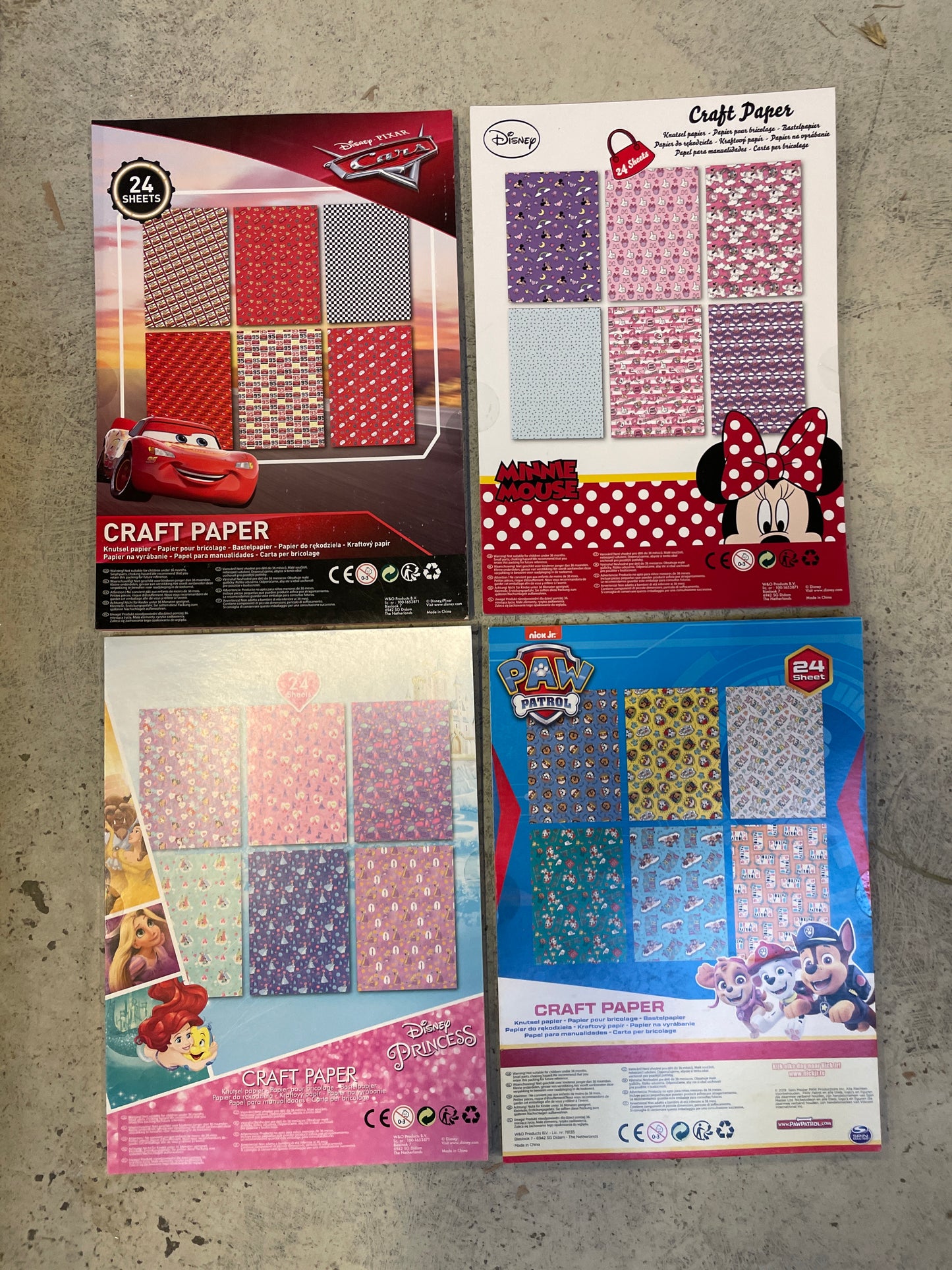 (16kr) Disney karton A4