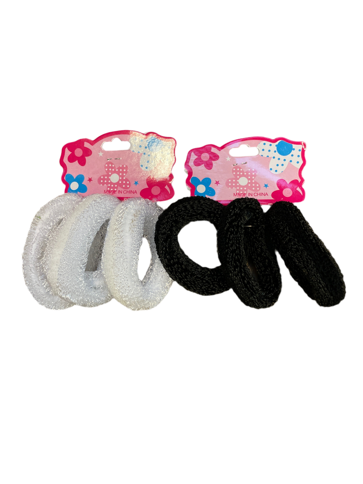 (1kr) (FØR 2kr) 3-pak hårelastikker