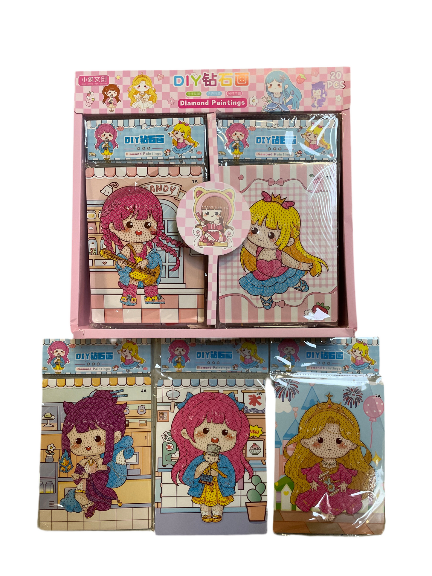 (6,8kr) Diamond Painting 14x18,5