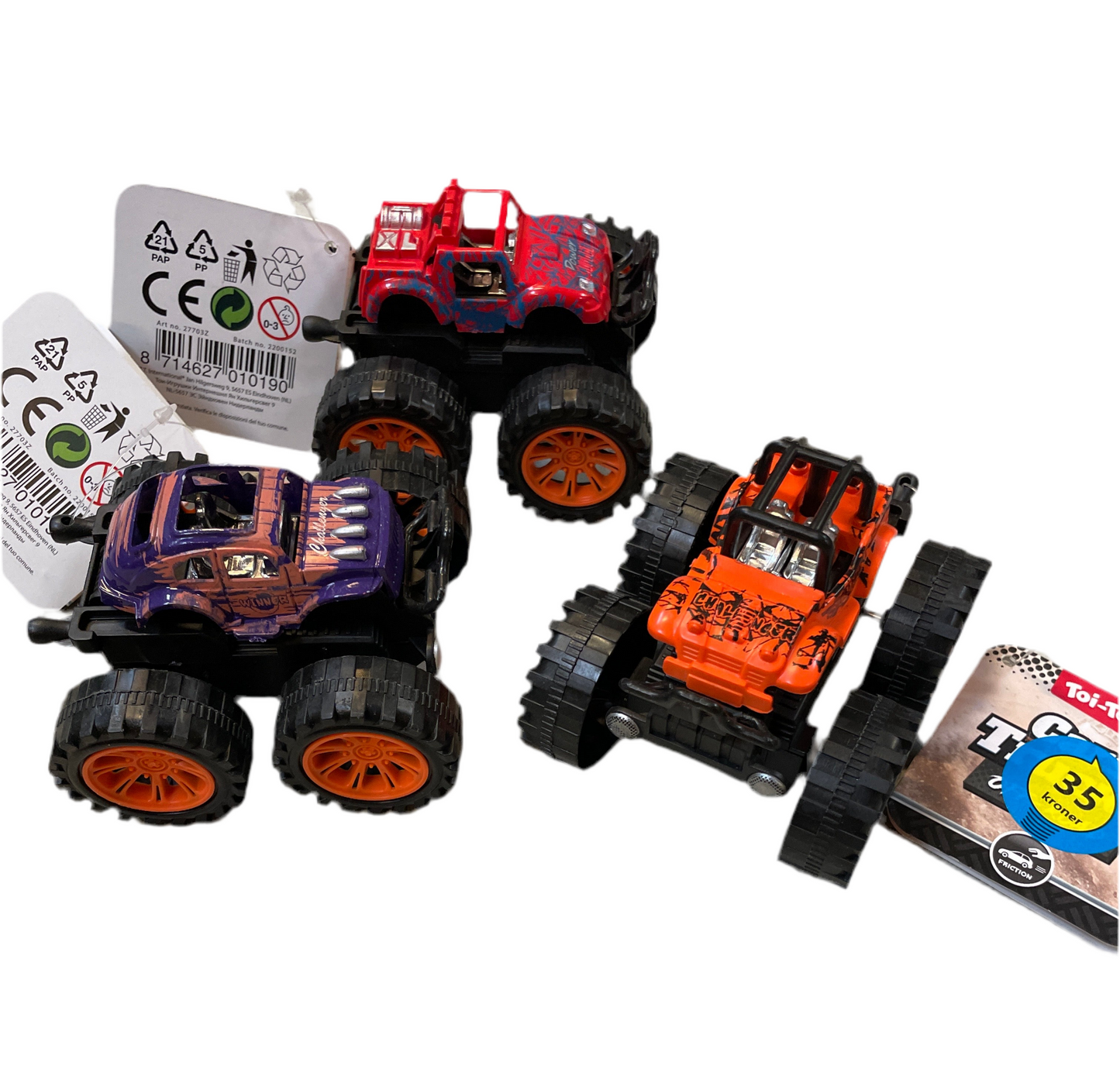 (8kr) Monstertruck m/pull-back