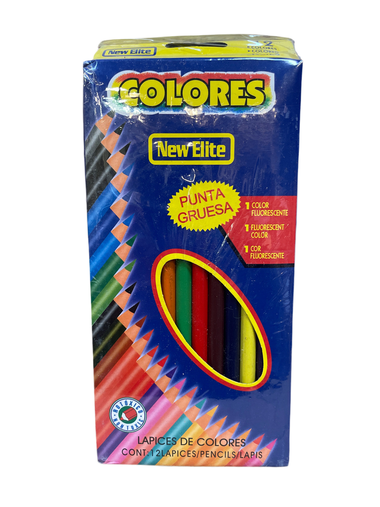 (5kr) Farveblyanter 12-pak