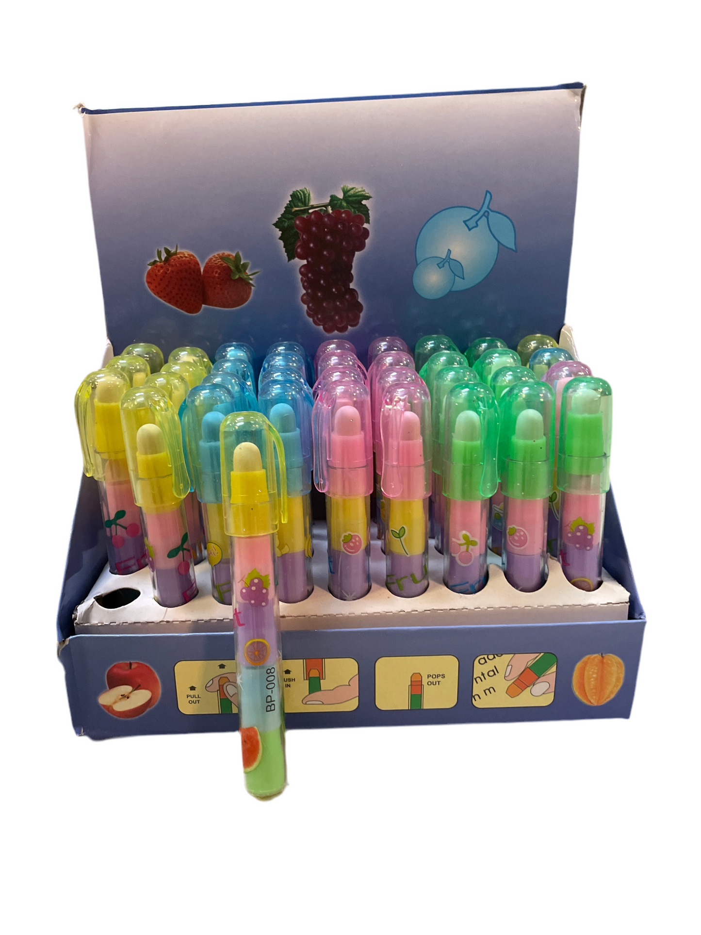 (2,8kr) Skub i røv viskelæder