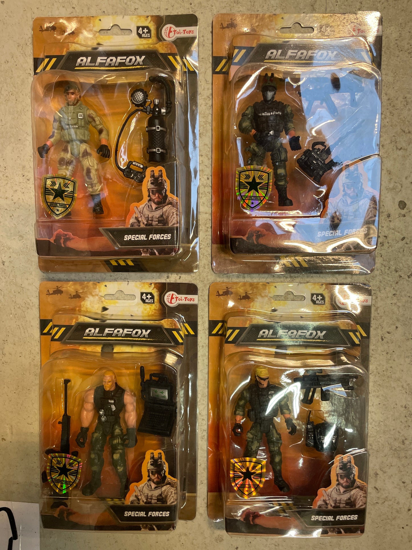 (12,8kr) Alfafox militærsæt