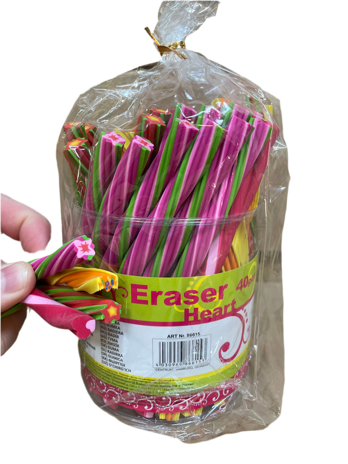 (1kr) Viskelæder STANG PIGE