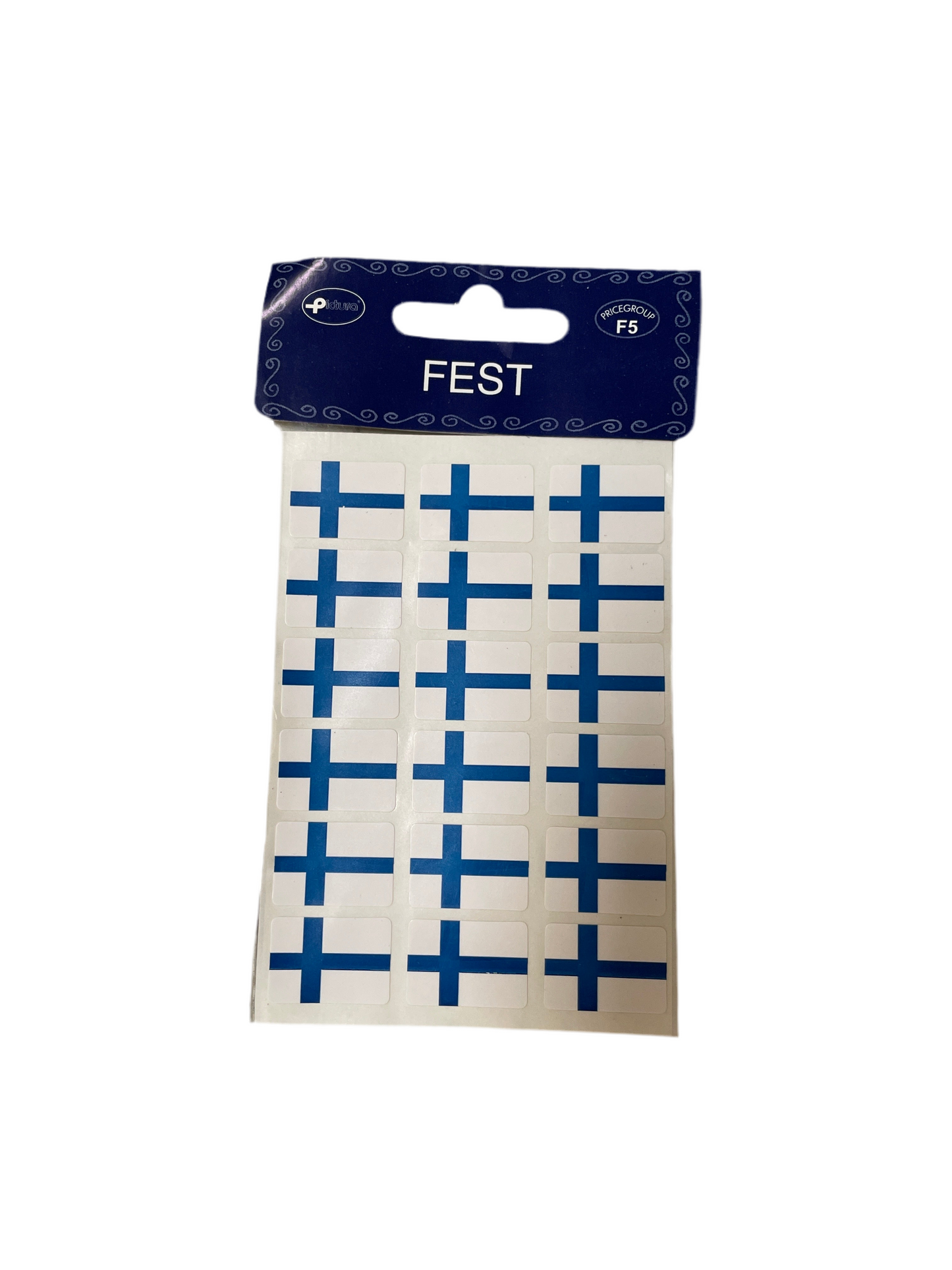 (2kr) Flag Finland oblater