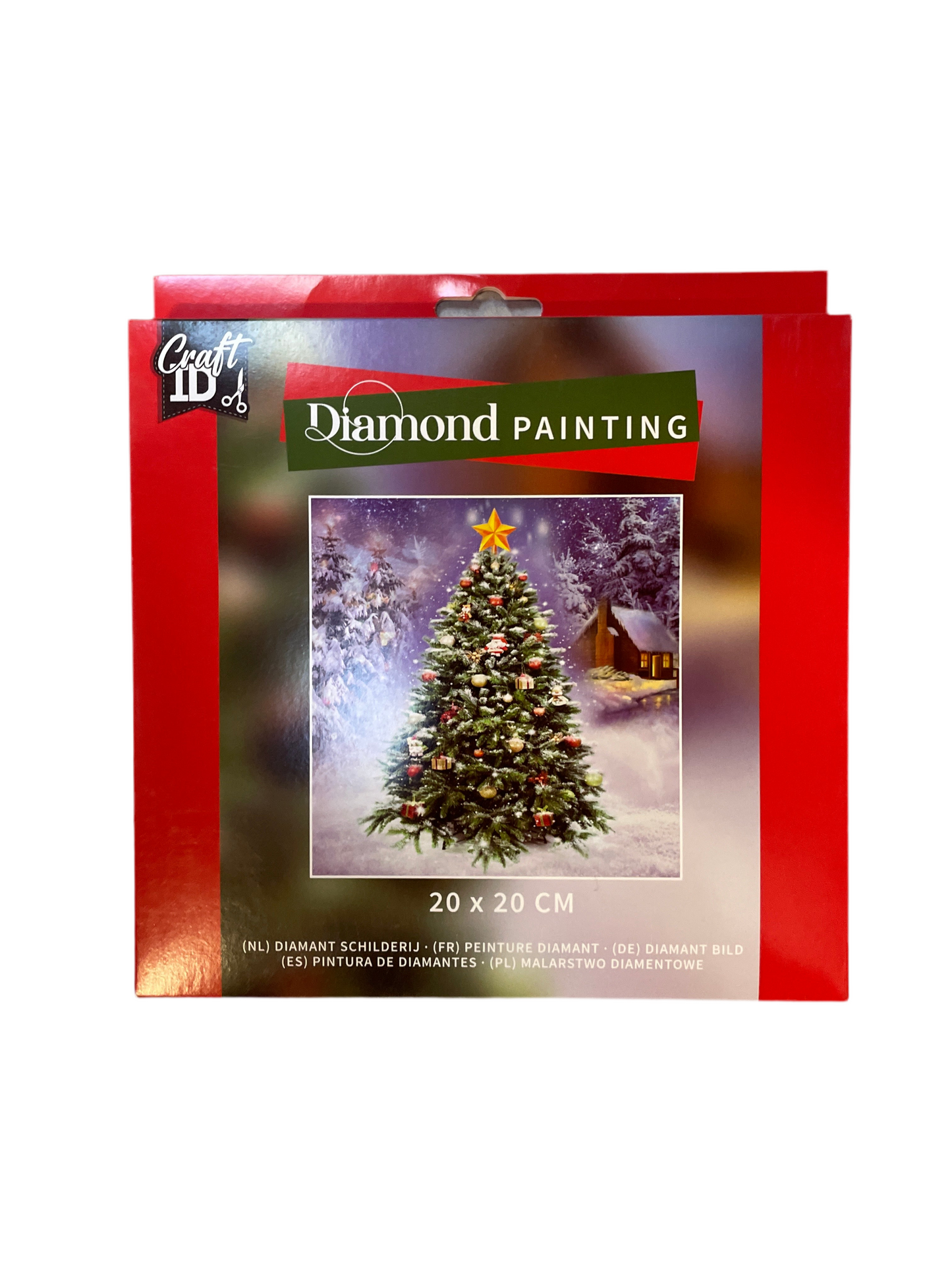 (16kr) Diamond Painting juletræ 20x20