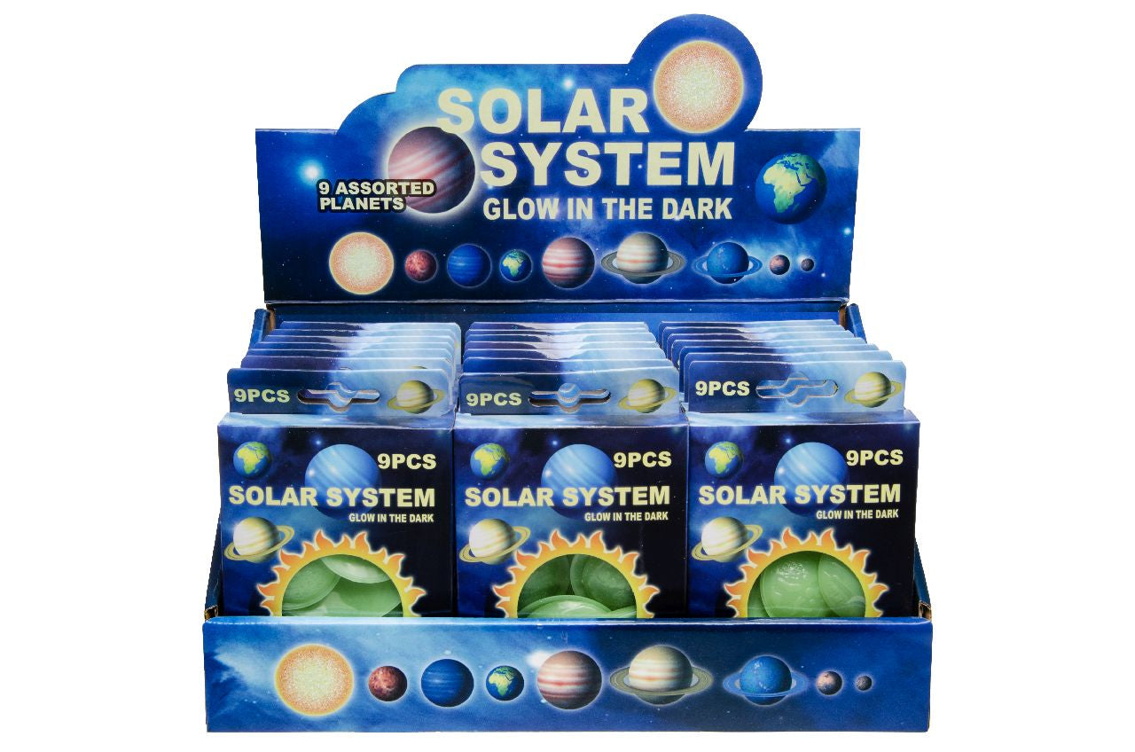 (8kr) Glow in the dark solsystem