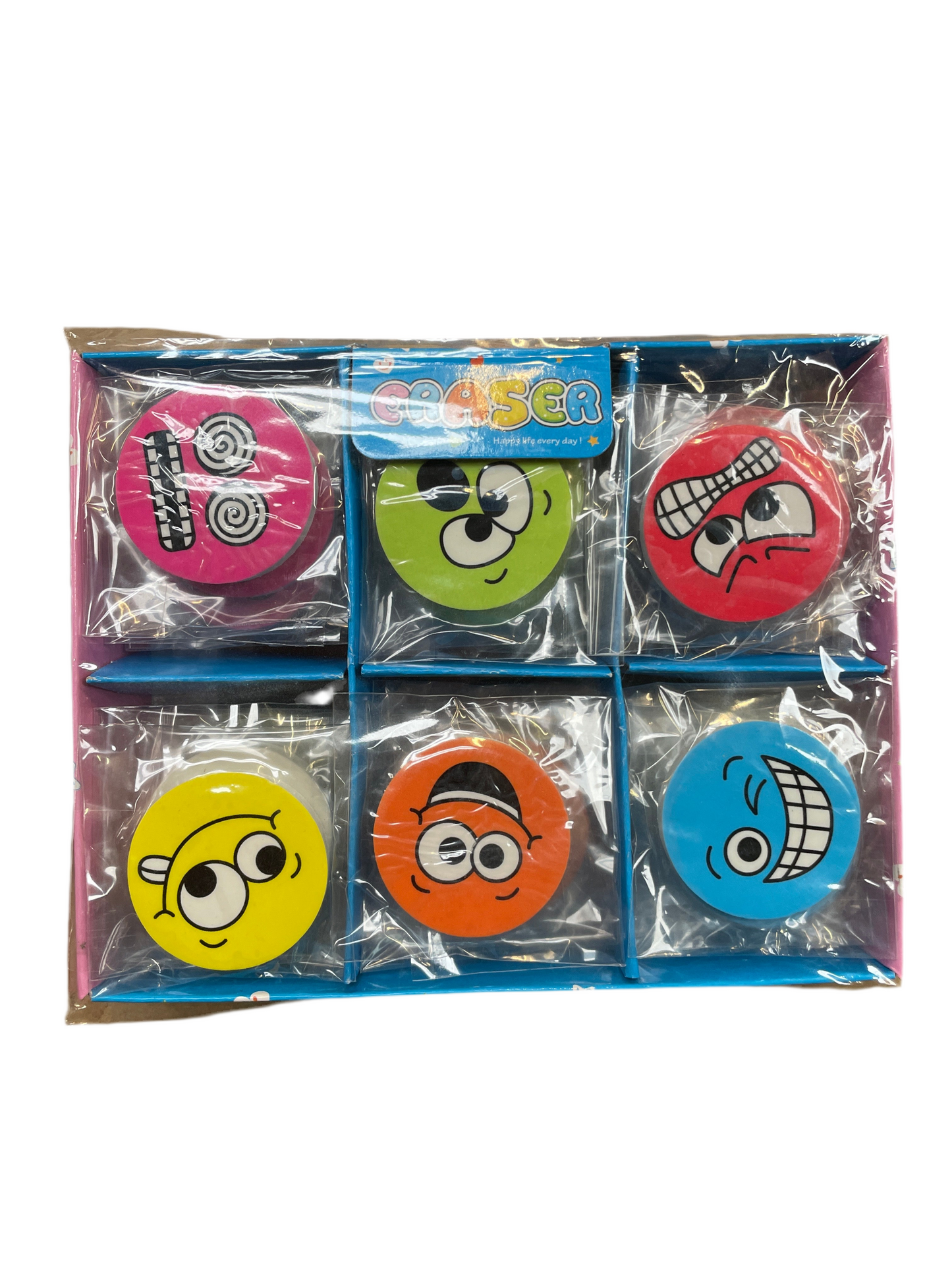 (1,6kr) Viskelæder SMILEY