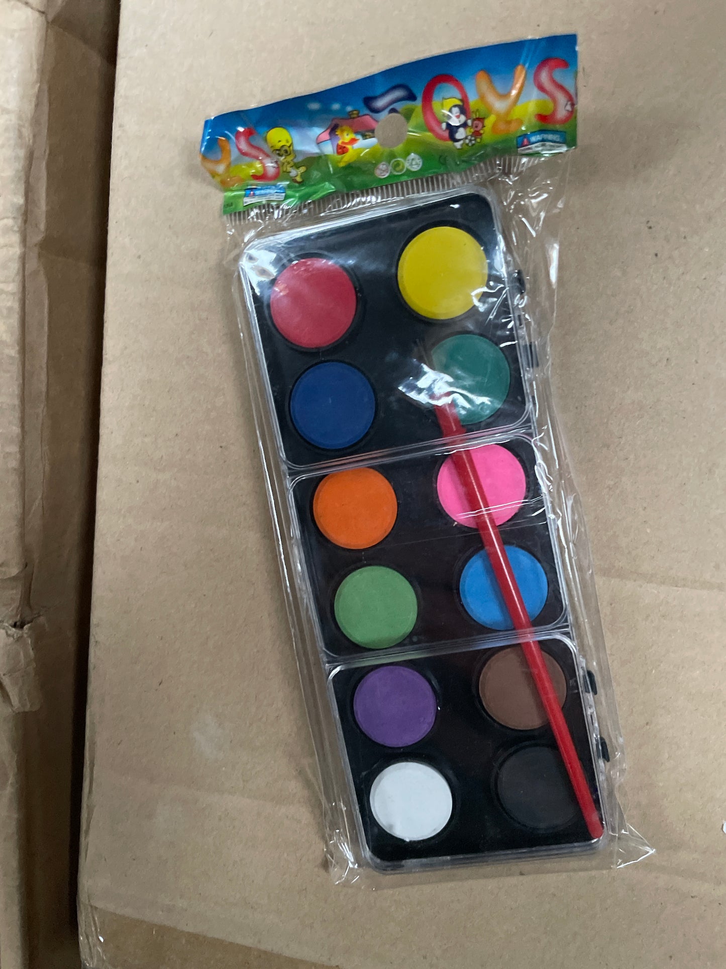 (3kr) Vandfarve med pensel