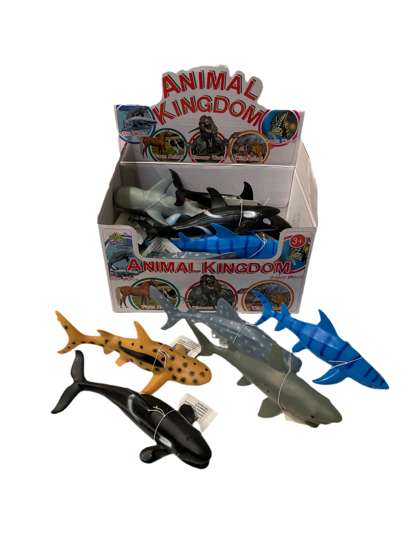 (8kr) Haj figur 17-19cm