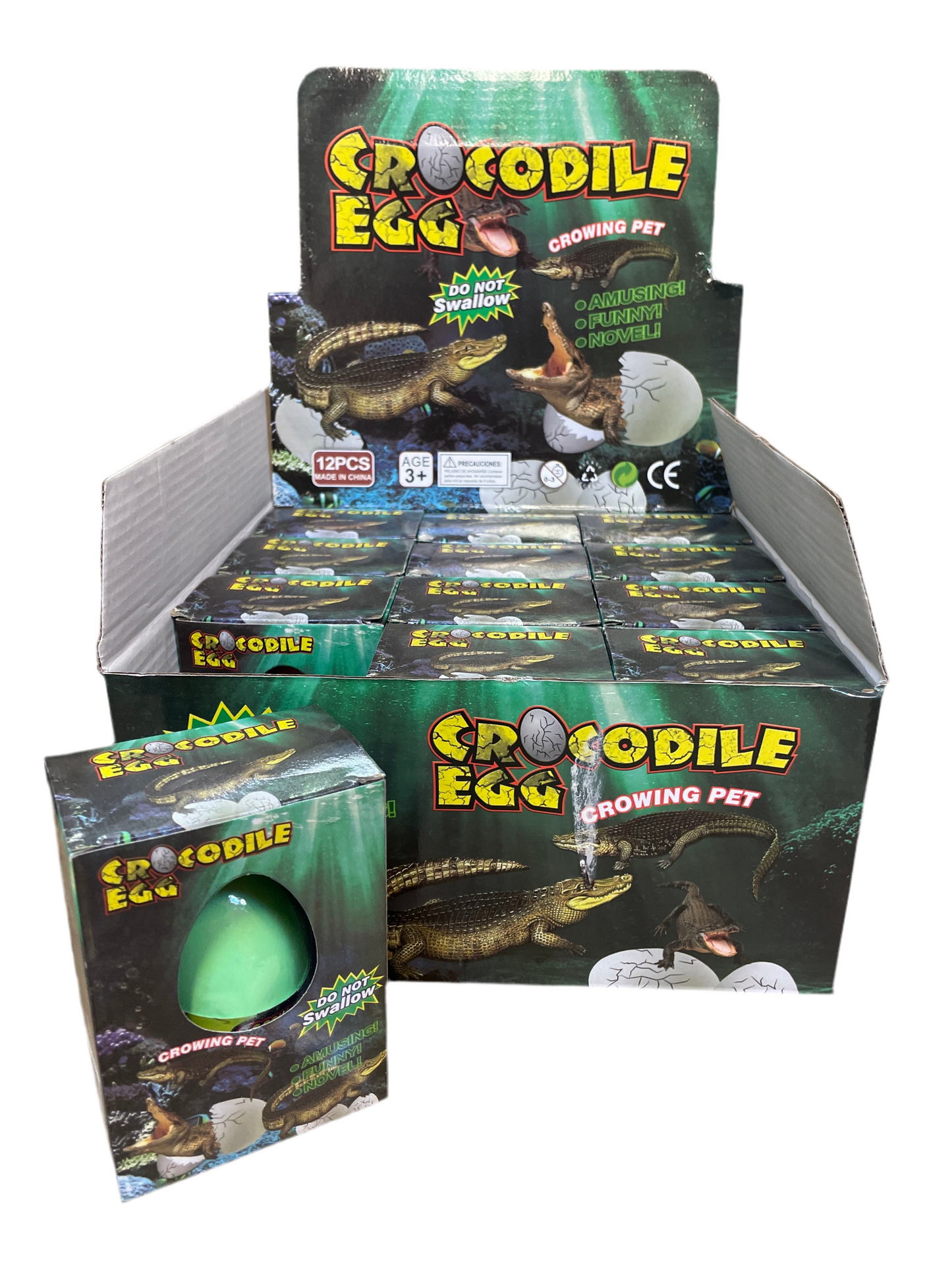 (7,2kr) Growing egg KROKODILLE