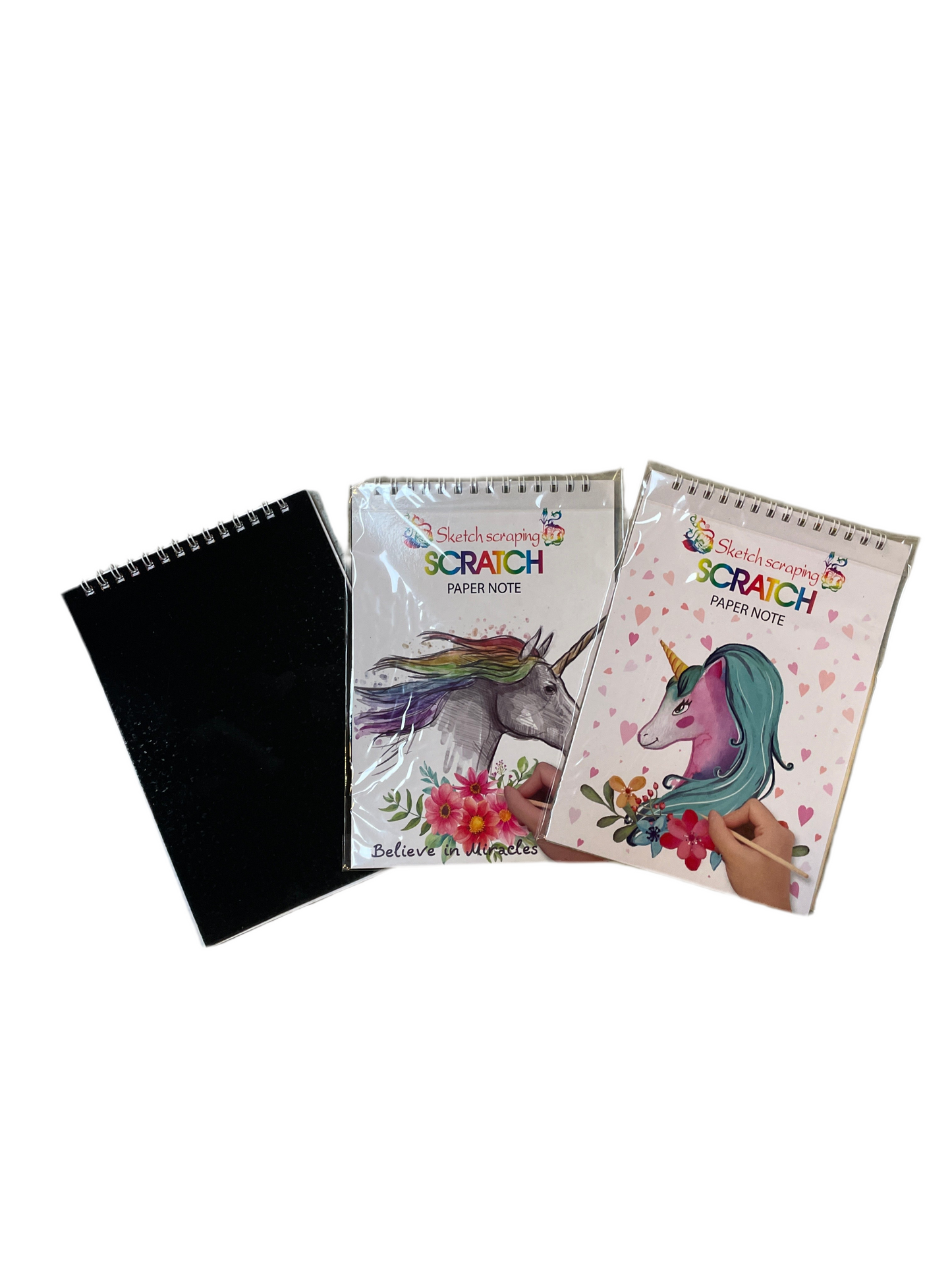 (6,4kr) A5 scratchblok m/10 ark BLANK