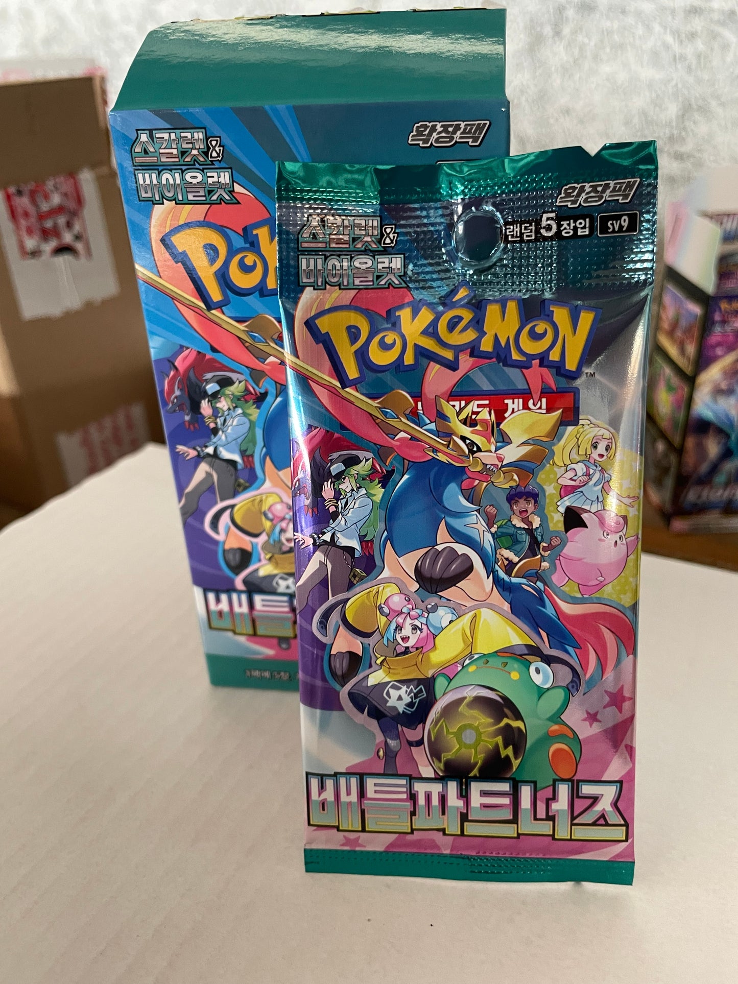(12kr) Pokémon kort sv9