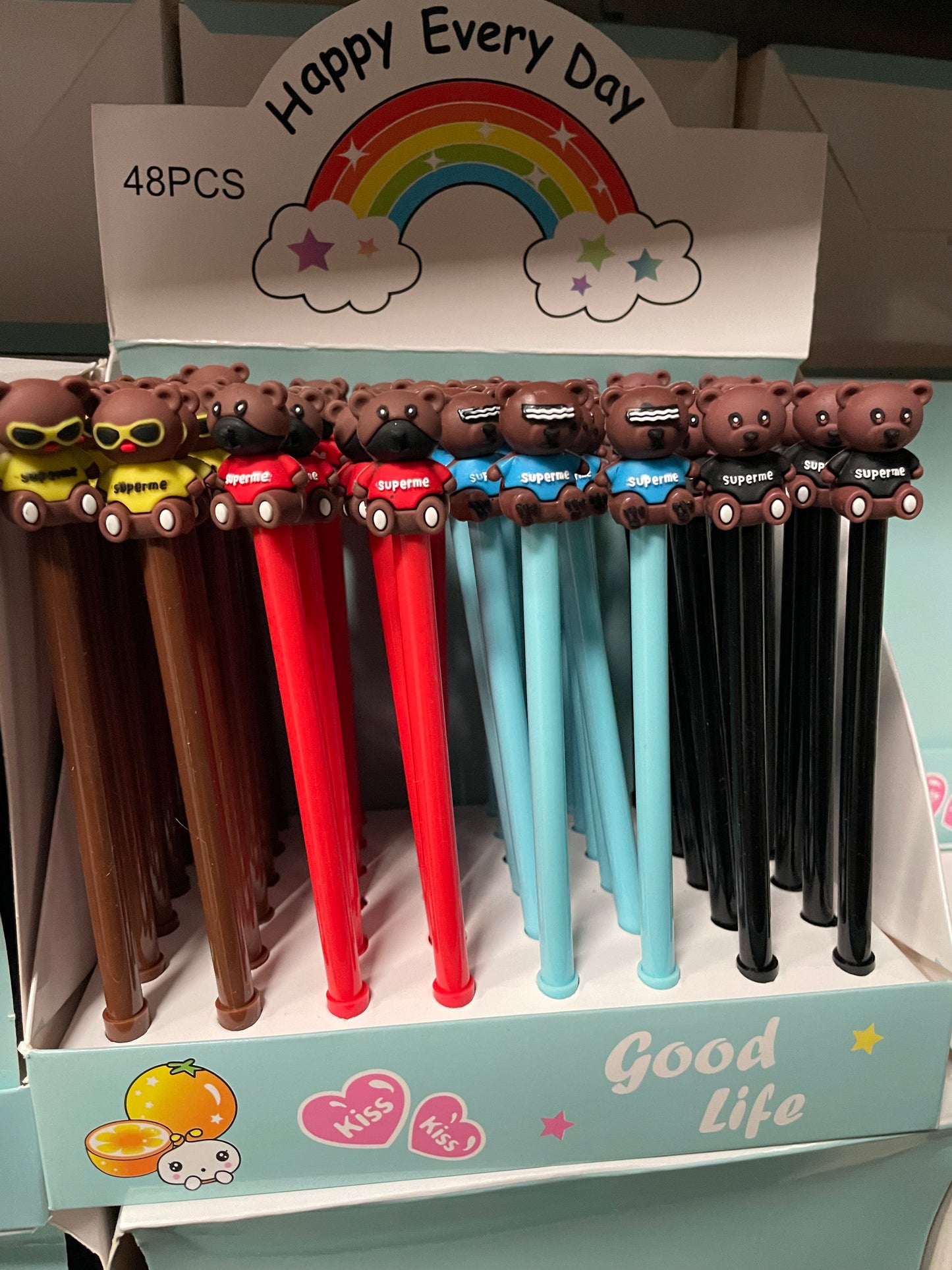 (2,8kr) Kuglepen m/Bamse topper