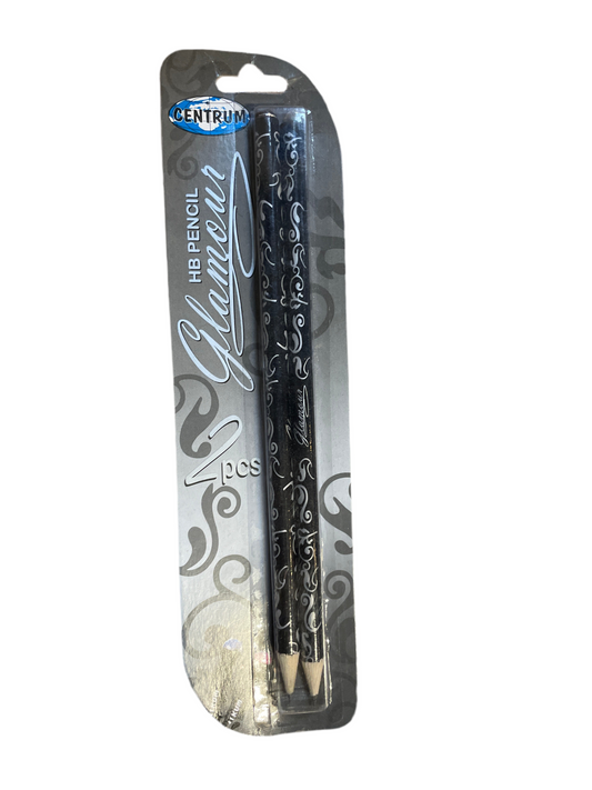 (2,6kr) 2-pak blyant m/diamant i topper