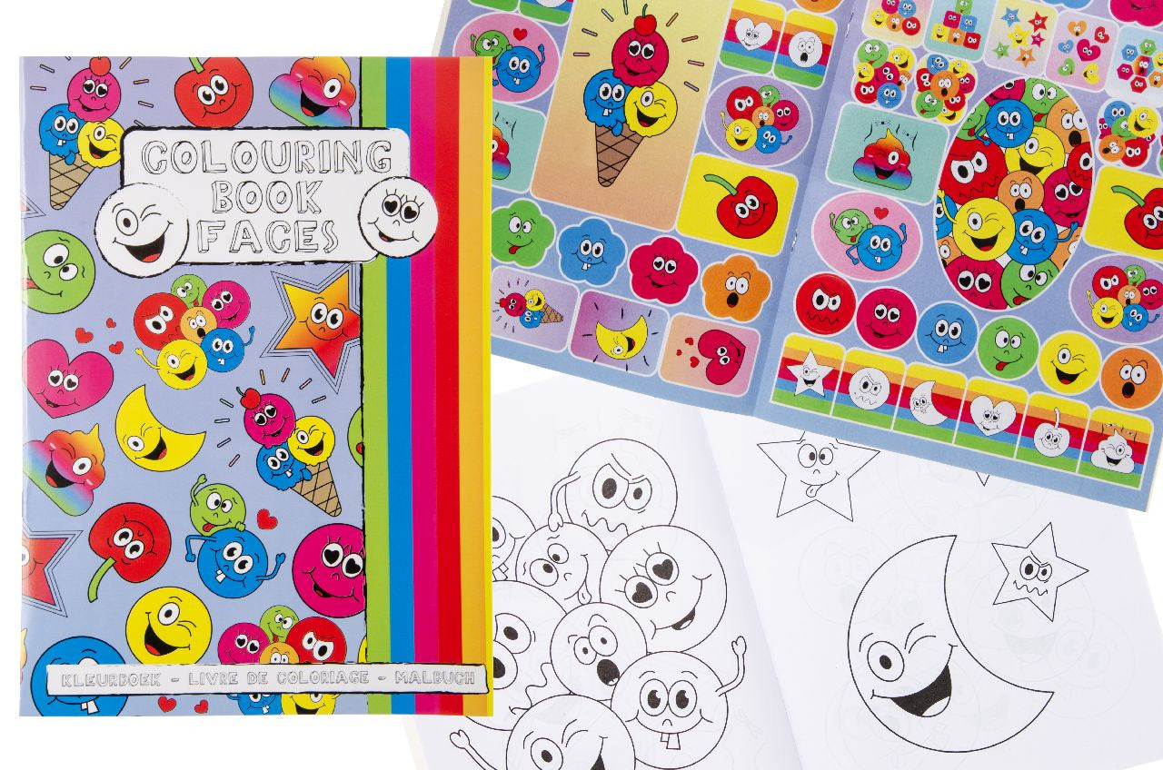(4,8kr) Smiley malebog A4