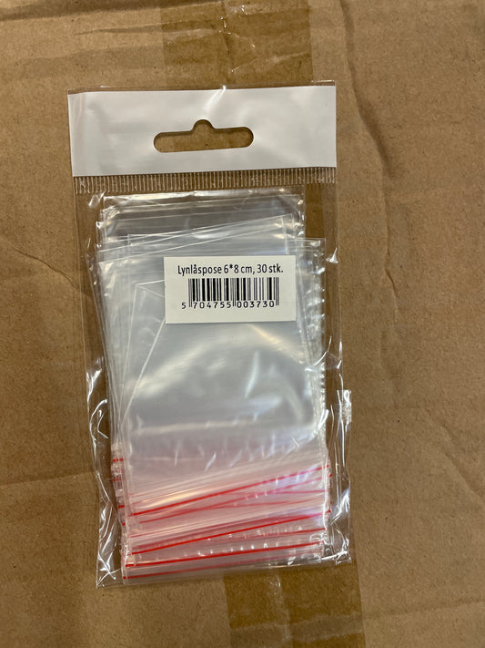 (3,6kr) Zip Lock poser 8x6