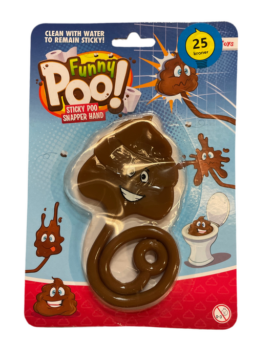 (3kr) (FØR 7,2kr) Funny poo