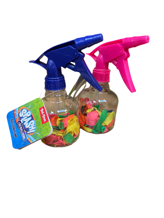 (8kr) 50 vandballoner i pumpe