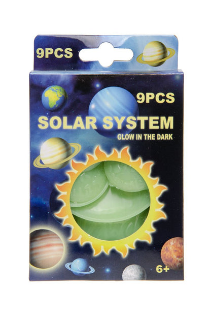 (8kr) Glow in the dark solsystem