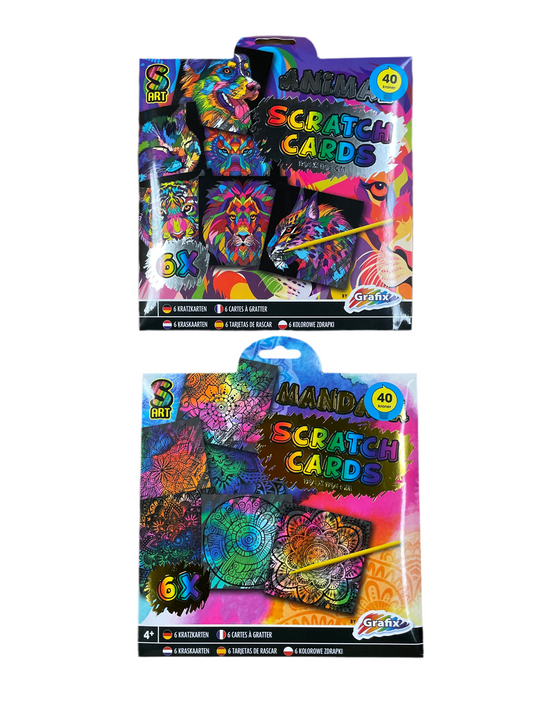 (8kr) 6-pak scratch billeder