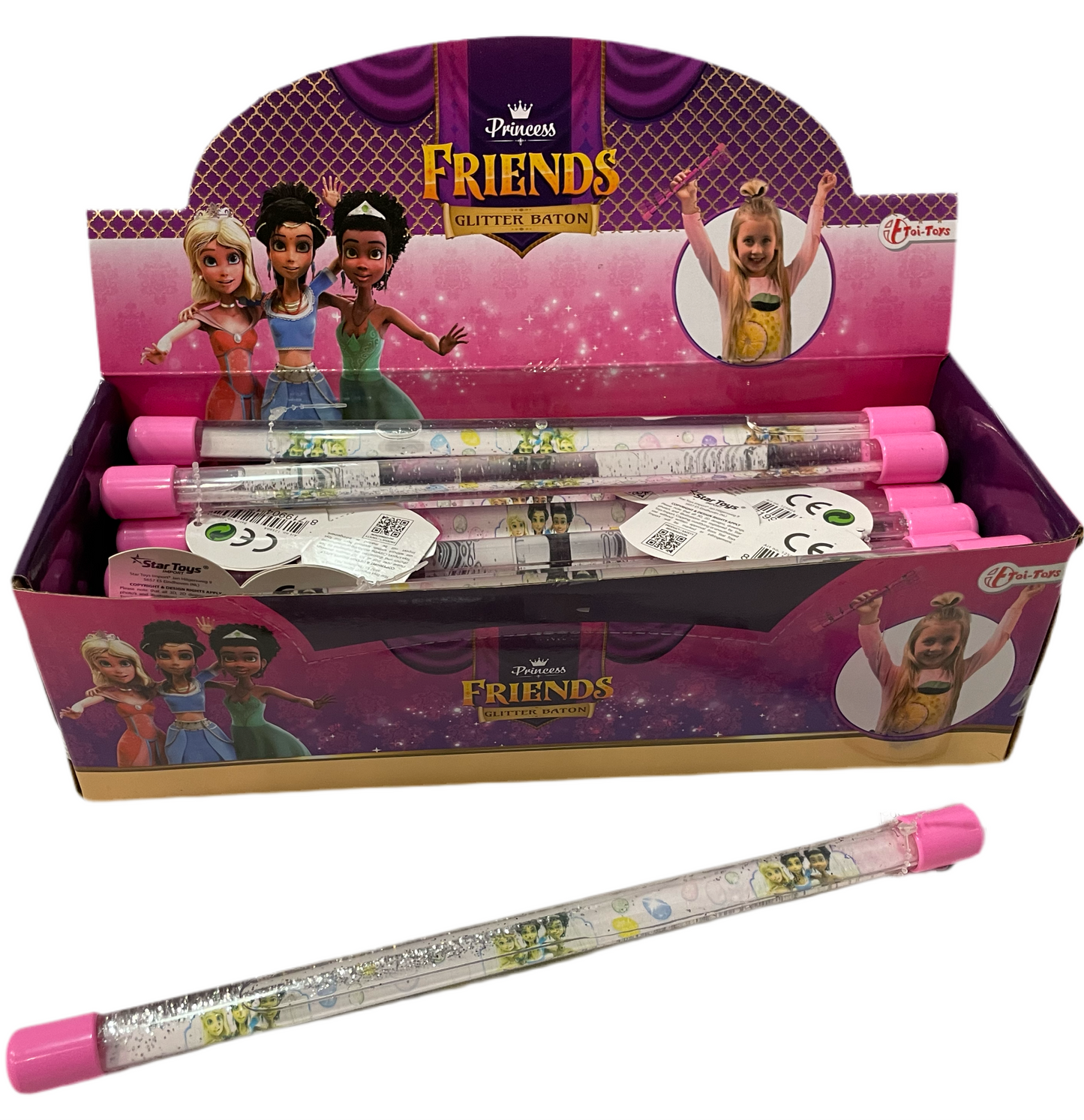 (6kr) Glitterstav Friends