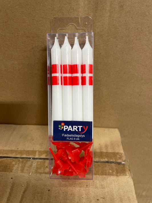 (1,5kr) Lagkagelys m/flag