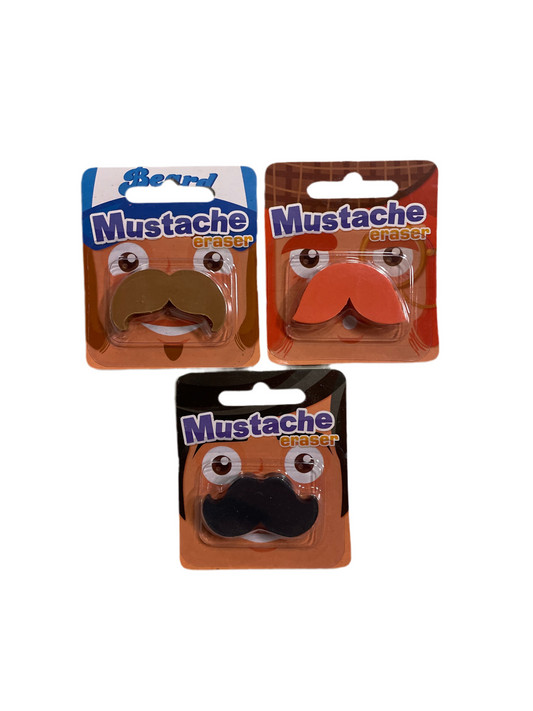 (2kr) Viskelæder MUSTACHE