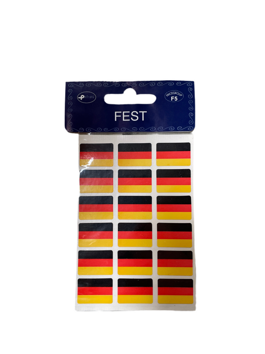 (2kr) Flag Tyskland oblater