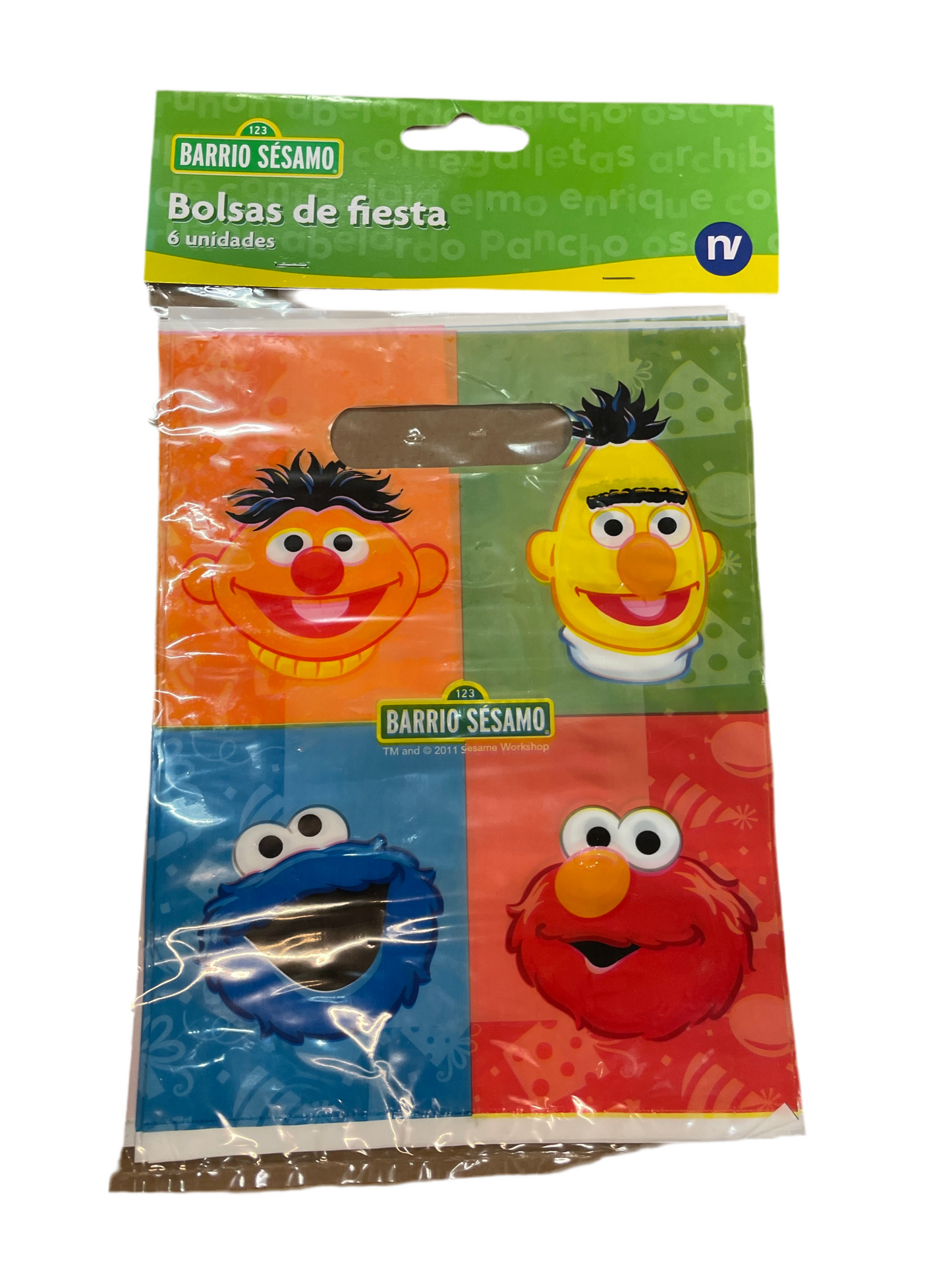 (4kr) 6pak Sesame street gaveposer