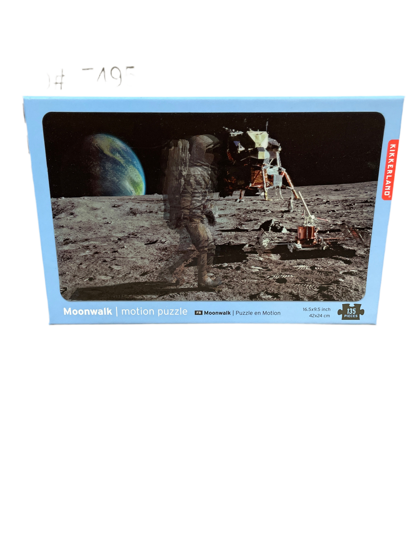 (12kr) Kikkerland puslespil "Månelanding"