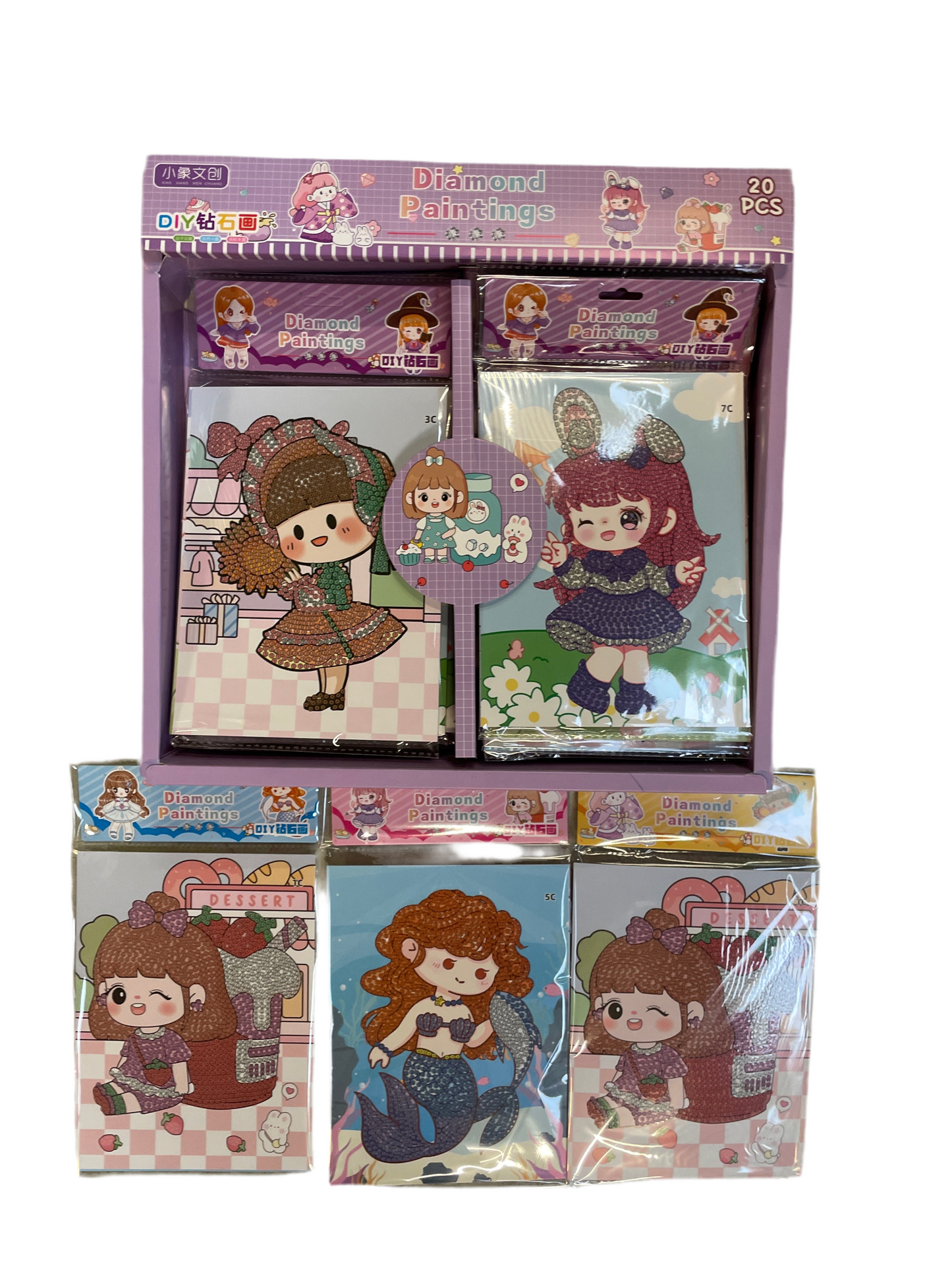 (6,8kr) Diamond Painting 14x18,5