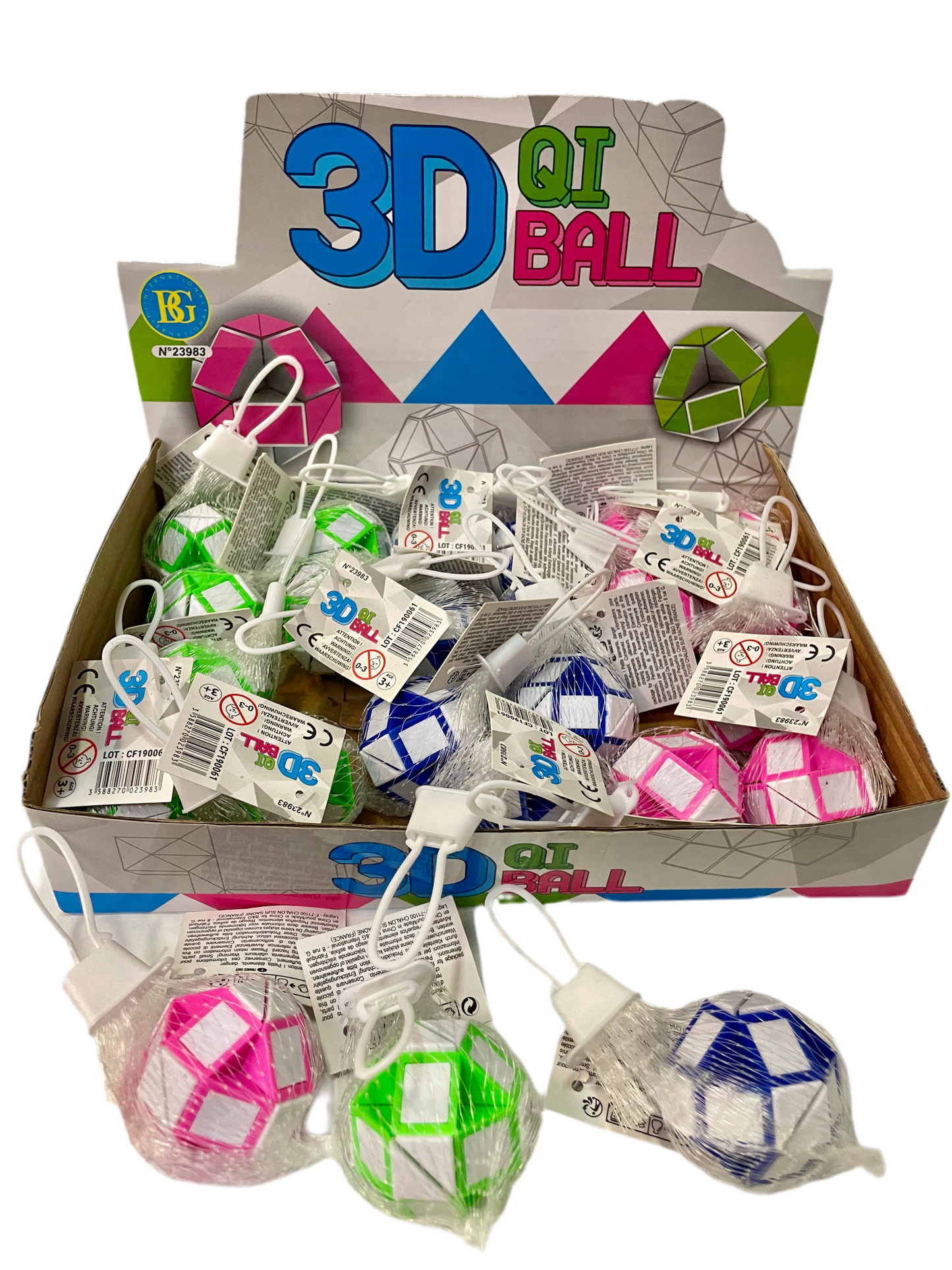 (2kr) (FØR 4,8kr) 3D IQ Ball