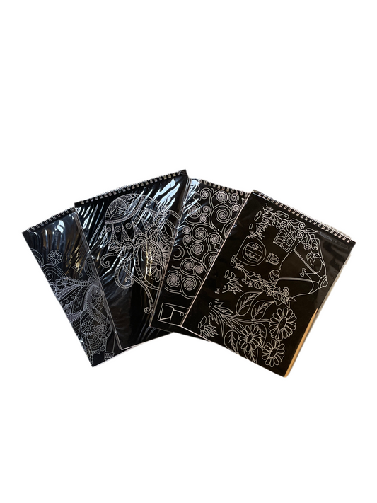 (12kr) A4 scratchblok m/10 ark