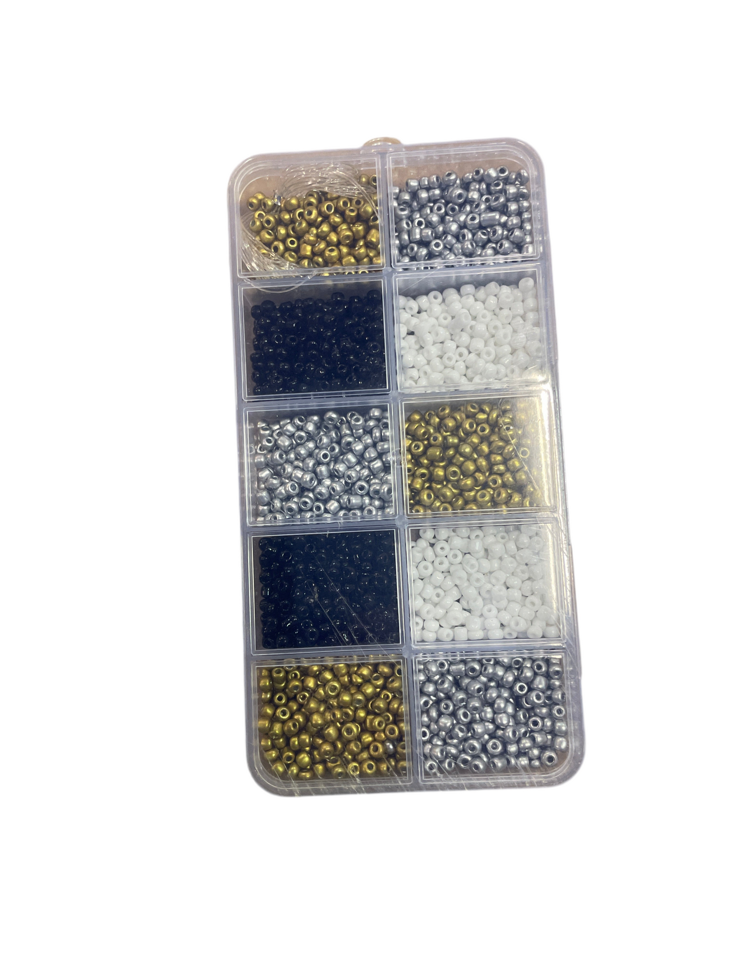 (11,2kr) Æske m/perler