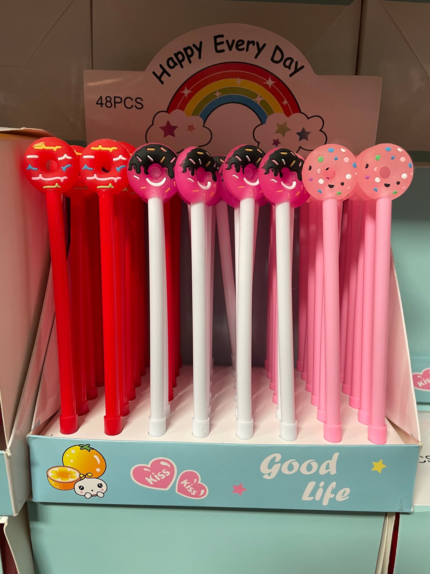 (2,8kr) Kuglepen m/Donut topper
