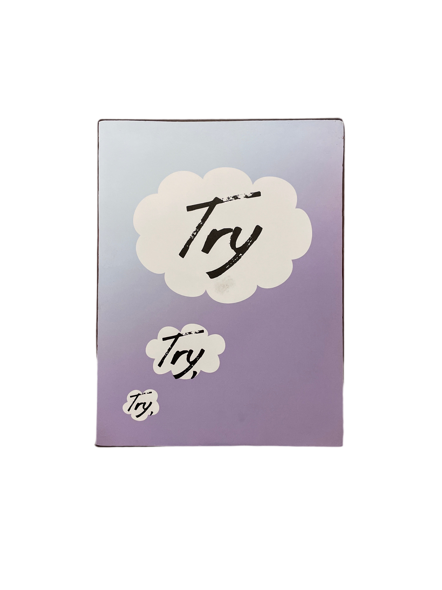 (8kr) Retro metalskilt "TRY" 35x26,5