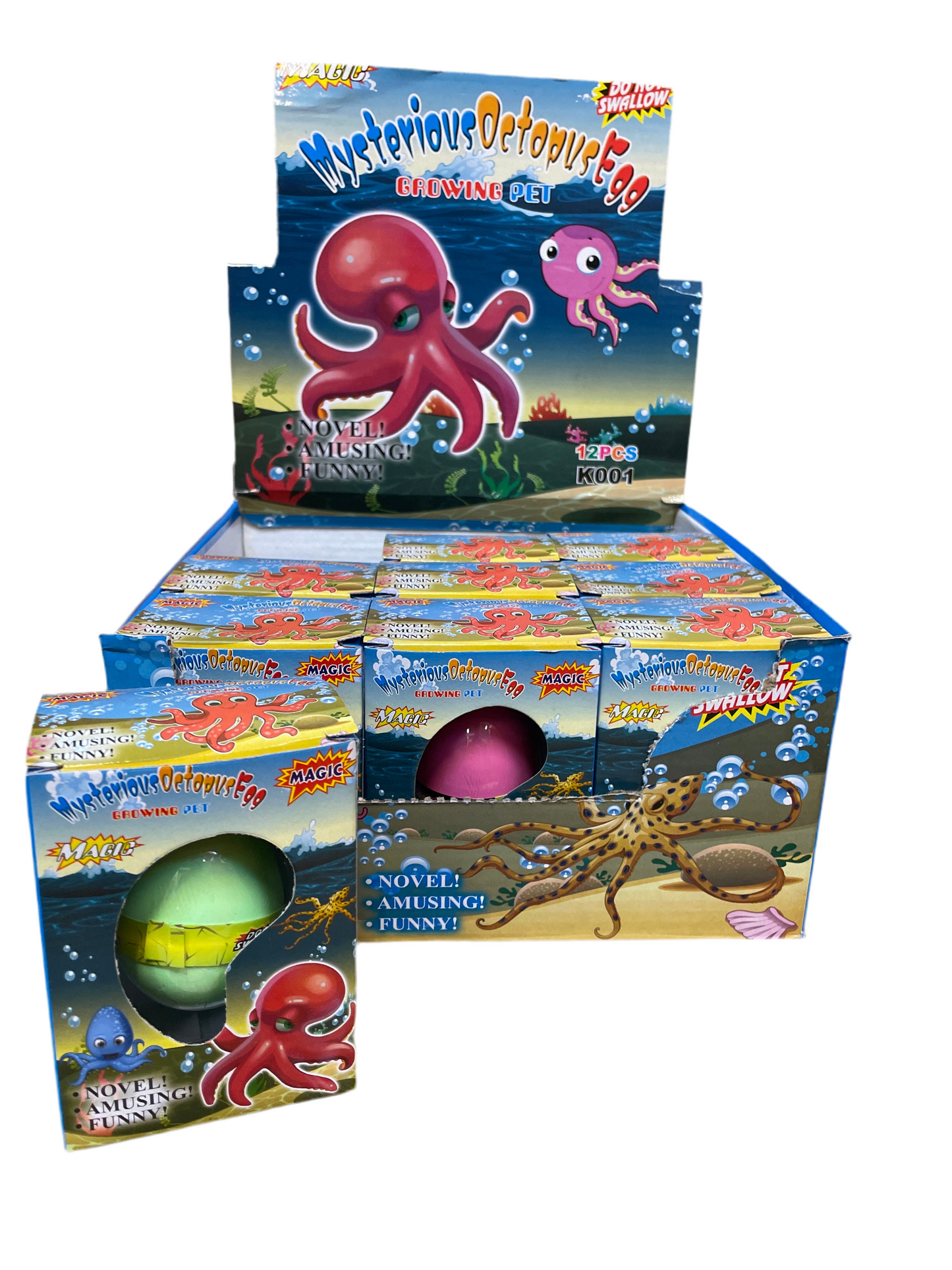 (7,2kr) Growing egg BLÆKSPRUTTE