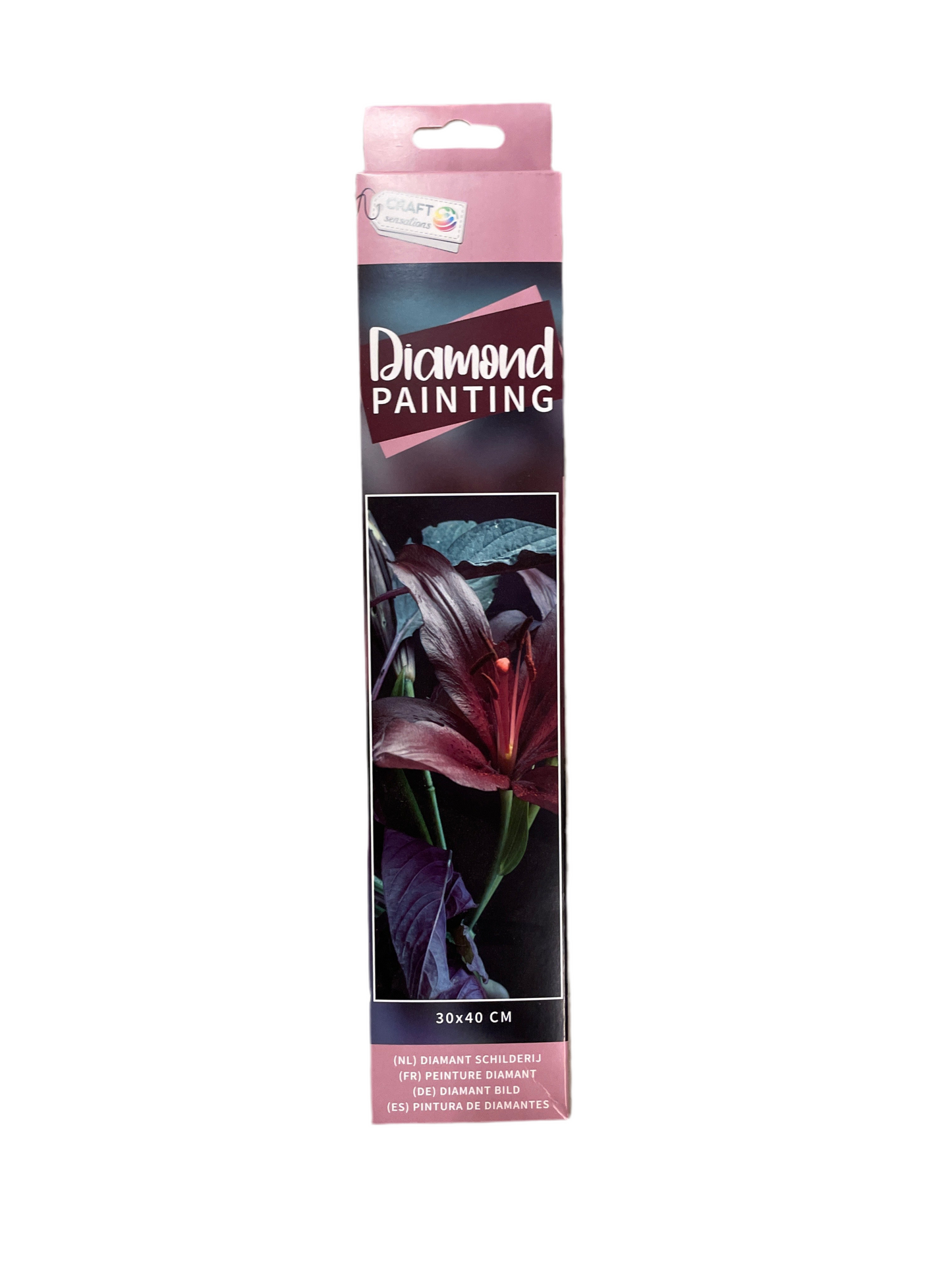 (24kr) Diamond Painting blomster 30x40