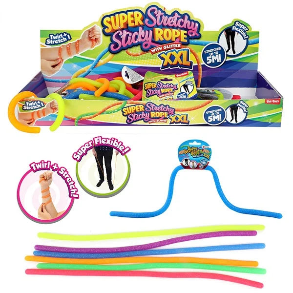 (8kr) Super streatchy glitter-rope