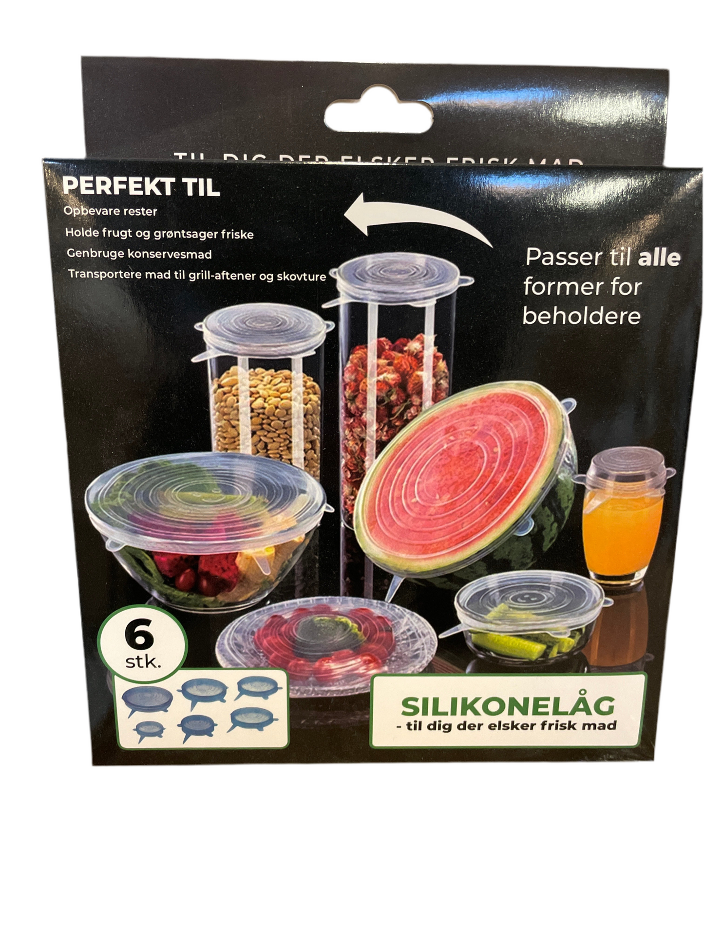 (6kr) 6-pak silikonelåg