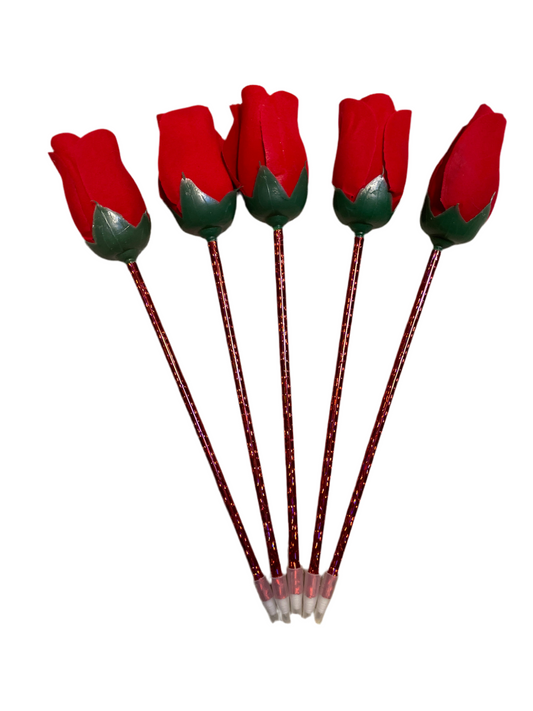 (3,2kr) Kuglepen som rose