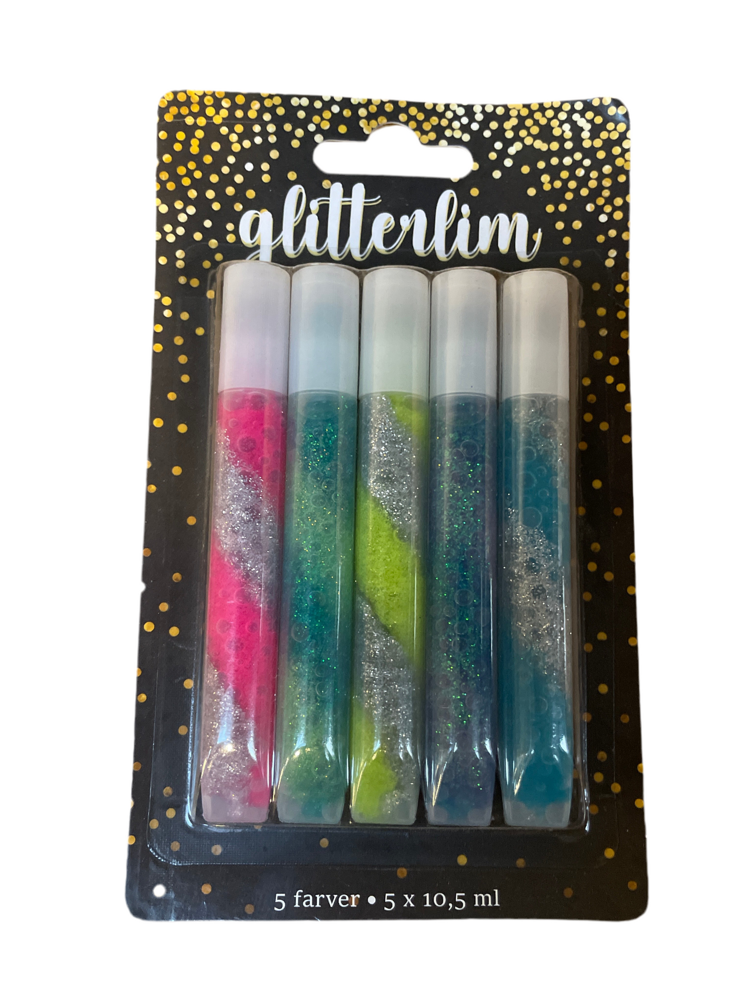 (5kr) Glitterlim 5x10,5ml