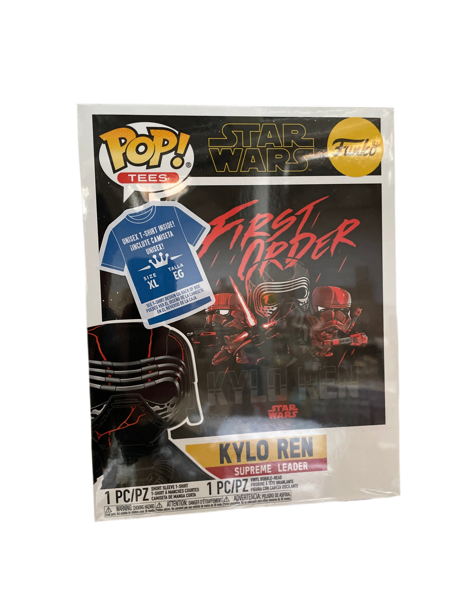 (100kr) Kylo Ren T-shirt + POP