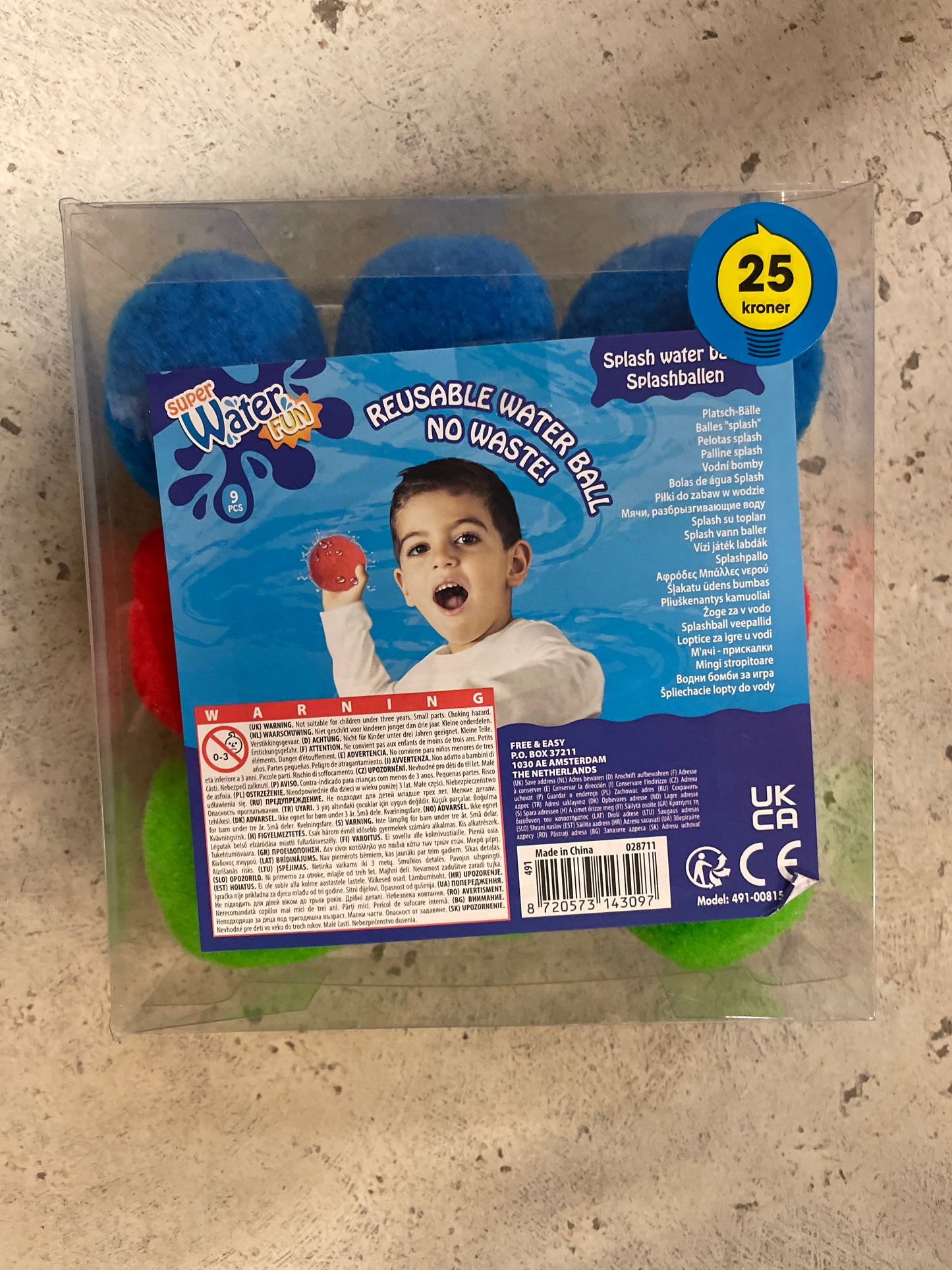 (6kr) 9pak vandbolde