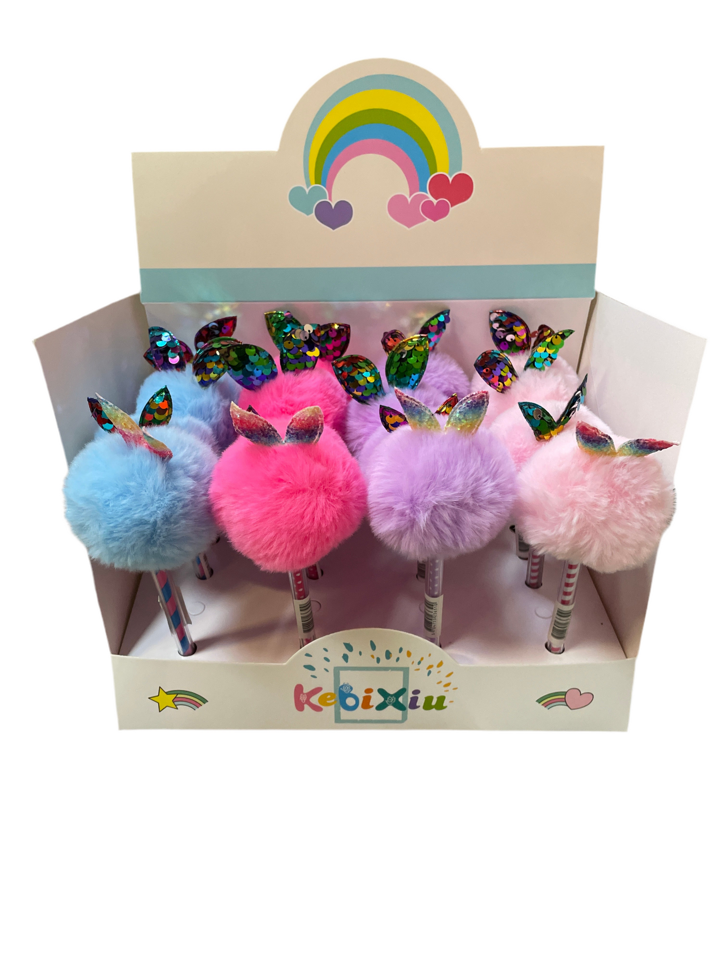 (6kr) Pen m/plysører-topper