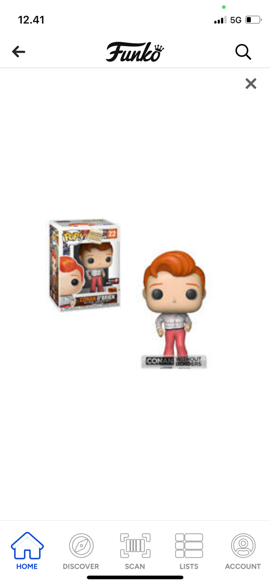 FUNKO POP Conan O'Brian Special Edition #22