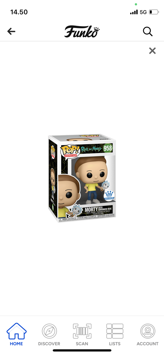 FUNKO POP Morty SE #958